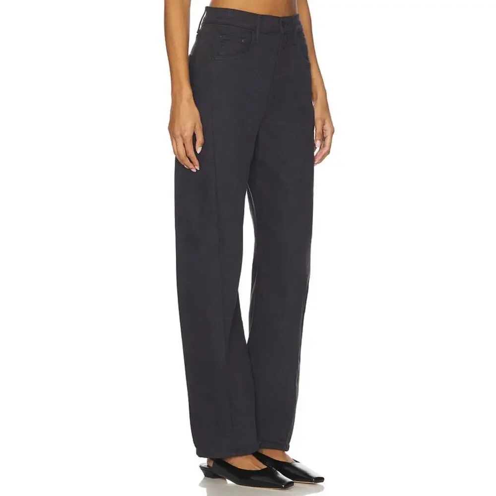 MOTHER The Half Pipe Flood Jeans 29 Cats And Dogs Faded Black NEW - Picture 5 of 12
